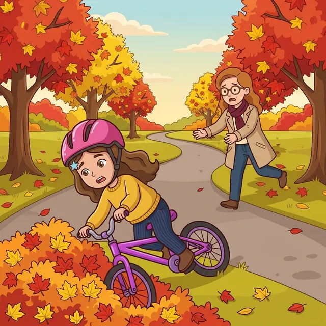 Illustration de la page 4 de « Le vélo de grande de Rosalie »